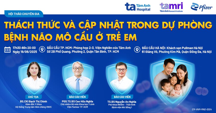 Hội thảo khoa học: Thách thức và cập nhật trong dự phòng bệnh não mô cầu ở trẻ em