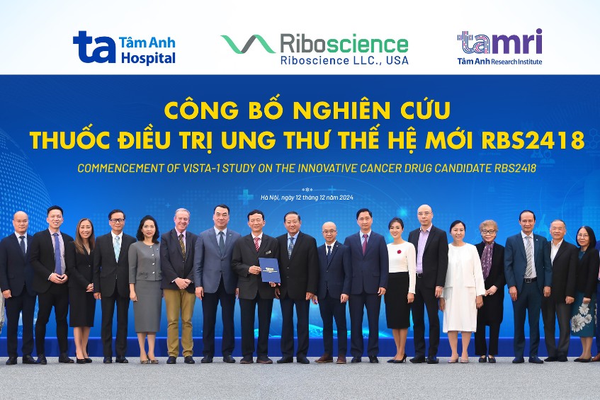 Ngày 12/12/2024, Bệnh viện Đa khoa Tâm Anh, Viện Nghiên cứu Tâm Anh triển khai Dự án VISTA-1 về thuốc miễn dịch đường uống điều trị ung thư