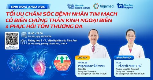 Tối ưu chăm sóc bệnh nhân tim mạch có biến chứng thần kinh ngoại biên và phục hồi tổn thương da