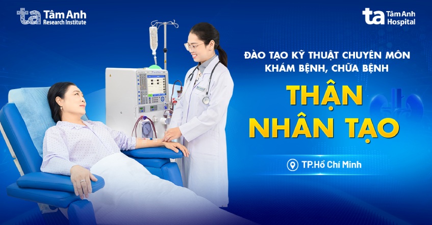 Tuyển sinh khóa đào tạo kỹ thuật chuyên môn khám bệnh, chữa bệnh thận nhân tạo