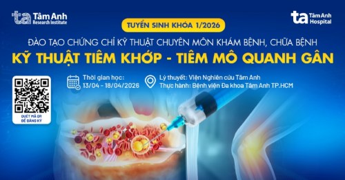 Khóa đào tạo Kỹ thuật tiêm khớp – Tiêm mô quanh gân chính thức tuyển sinh, tích hợp trải nghiệm học tập đa chiều