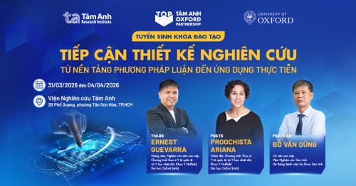 Sắp diễn ra khóa thiết kế nghiên cứu do chuyên gia Đại học Oxford trực tiếp giảng dạy tại TP.HCM, chỉ tuyển sinh 40 học viên