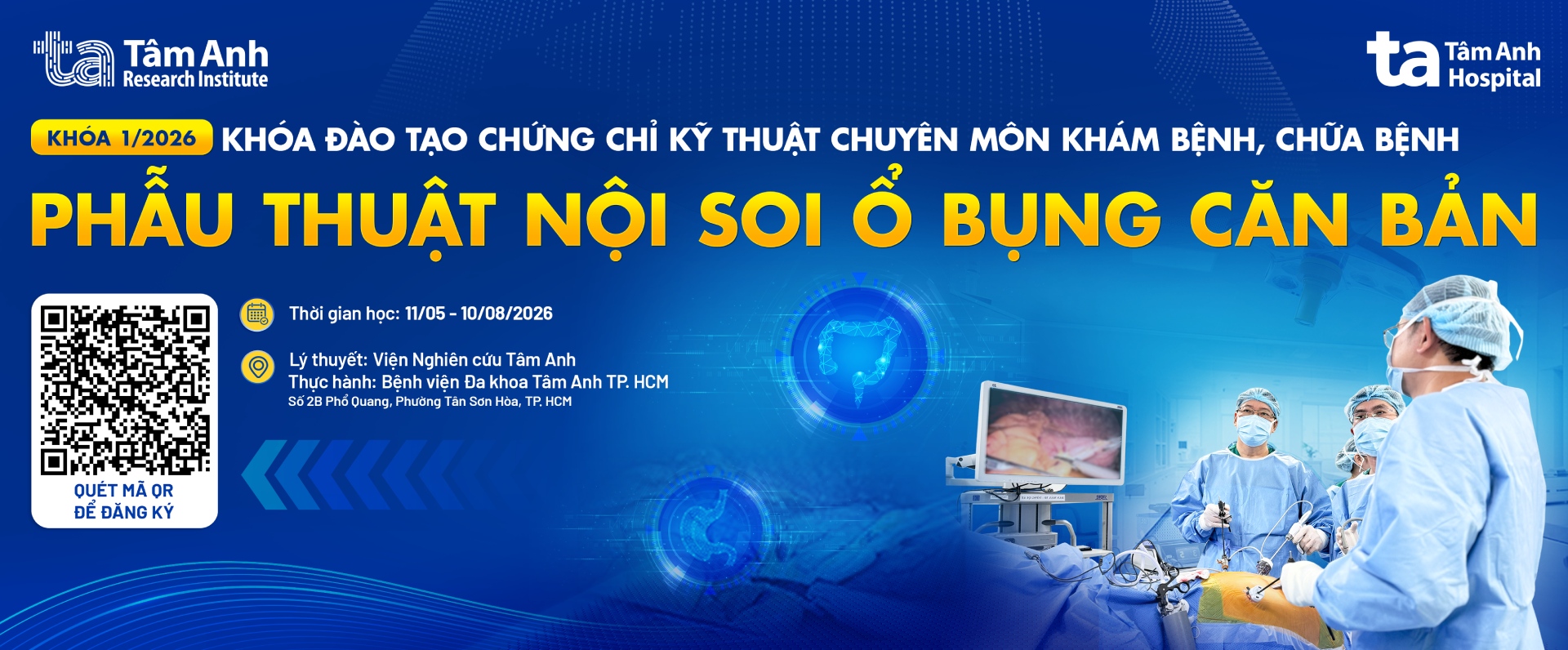 banner đào tạo chứng chỉ nội soi ổ bụng pc