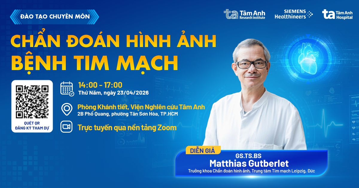 Cập nhật kiến thức cùng chuyên gia hàng đầu châu Âu về chẩn đoán hình ảnh tim mạch