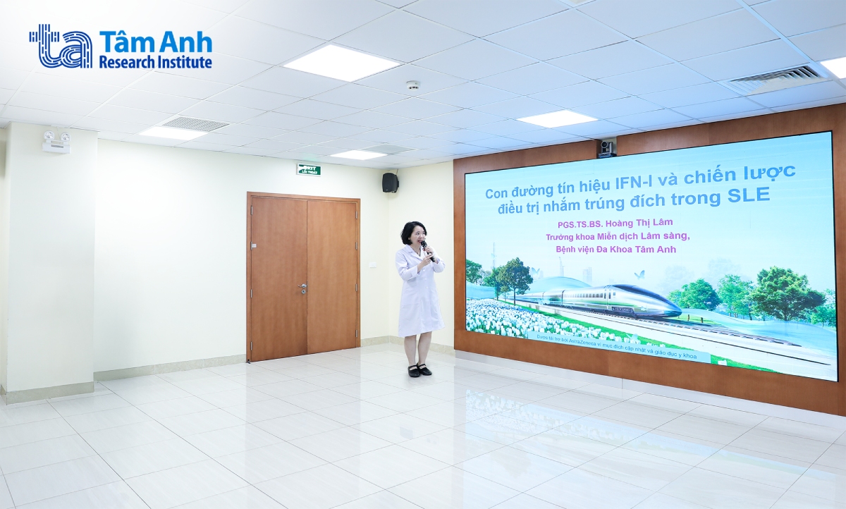 PGS.TS.BS Hoàng Thị Lâm chia sẻ về chiến lược điều trị nhắm trúng đích trong SLE