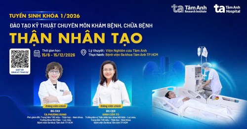 Tuyển sinh khóa đào tạo chứng chỉ kỹ thuật chuyên môn khám bệnh, chữa bệnh “Thận nhân tạo”
