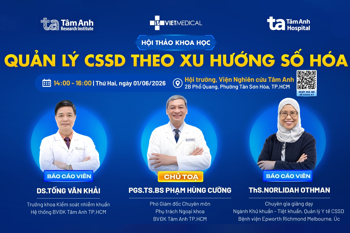 hội thảo quản lý CSSD theo xu hướng số hóa