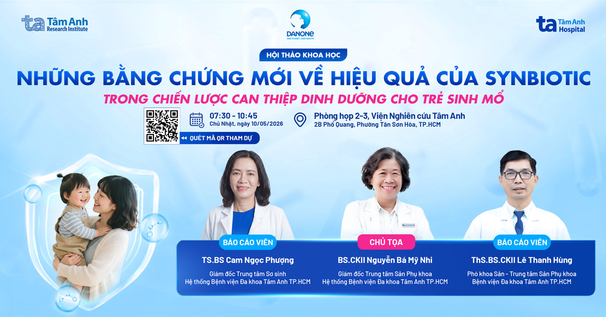 Synbiotic trong chiến lược can thiệp dinh dưỡng cho trẻ sinh mổ