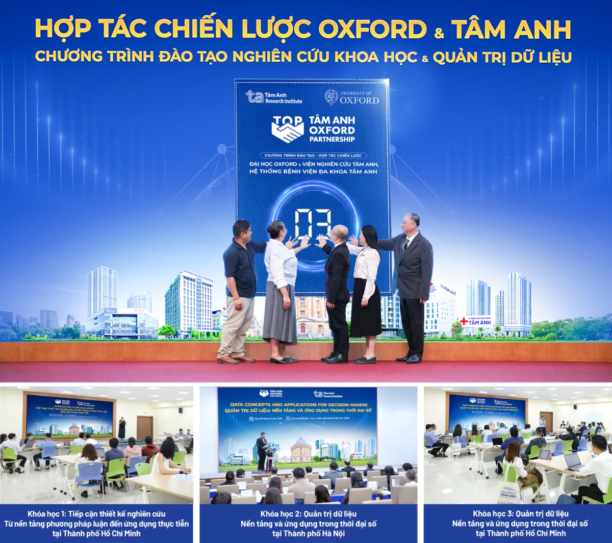 The programme is the result of a long-term, in-depth development strategy. Prior to this announcement, the Tam Anh Research Institute and the University of Oxford had already established a foundation through training programmes designed to cultivate internationally standardised research skills and mindsets among Vietnam's scientific community.