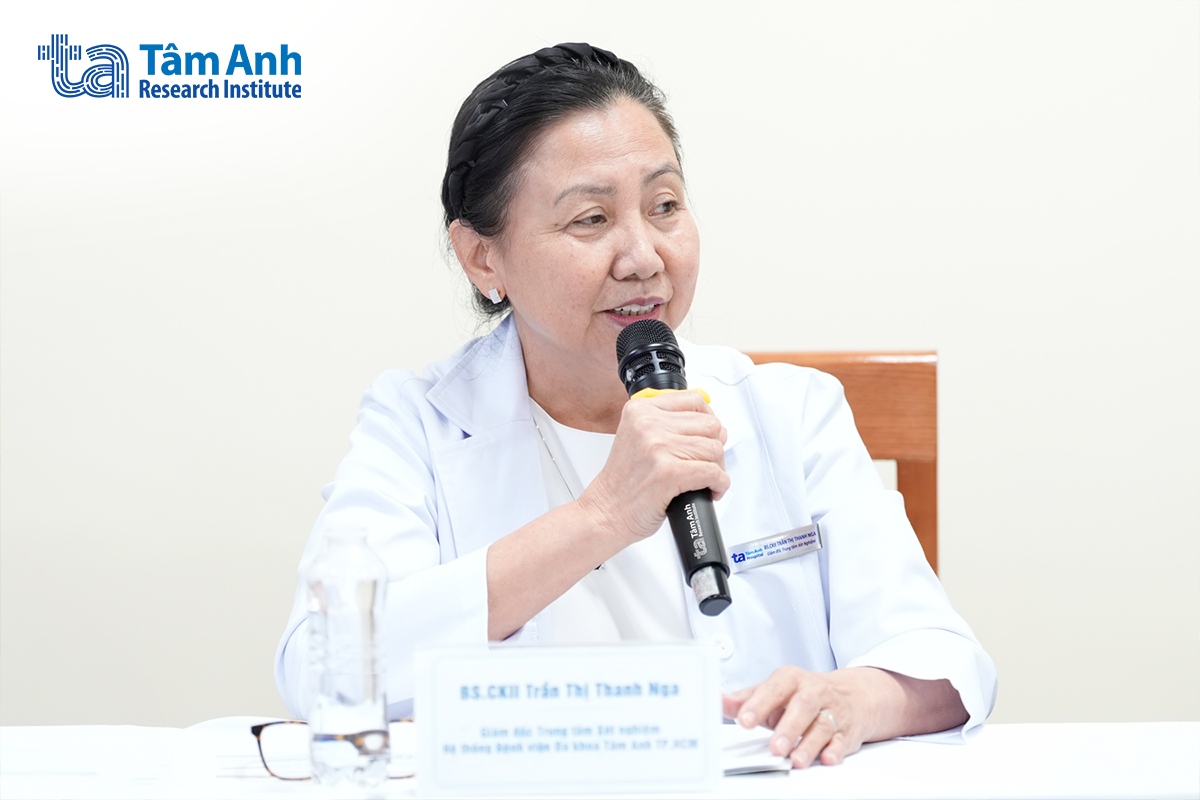Dr. Tran Thị Thanh Nga moderated the discussion and delivered the closing remarks at the scientific seminar.