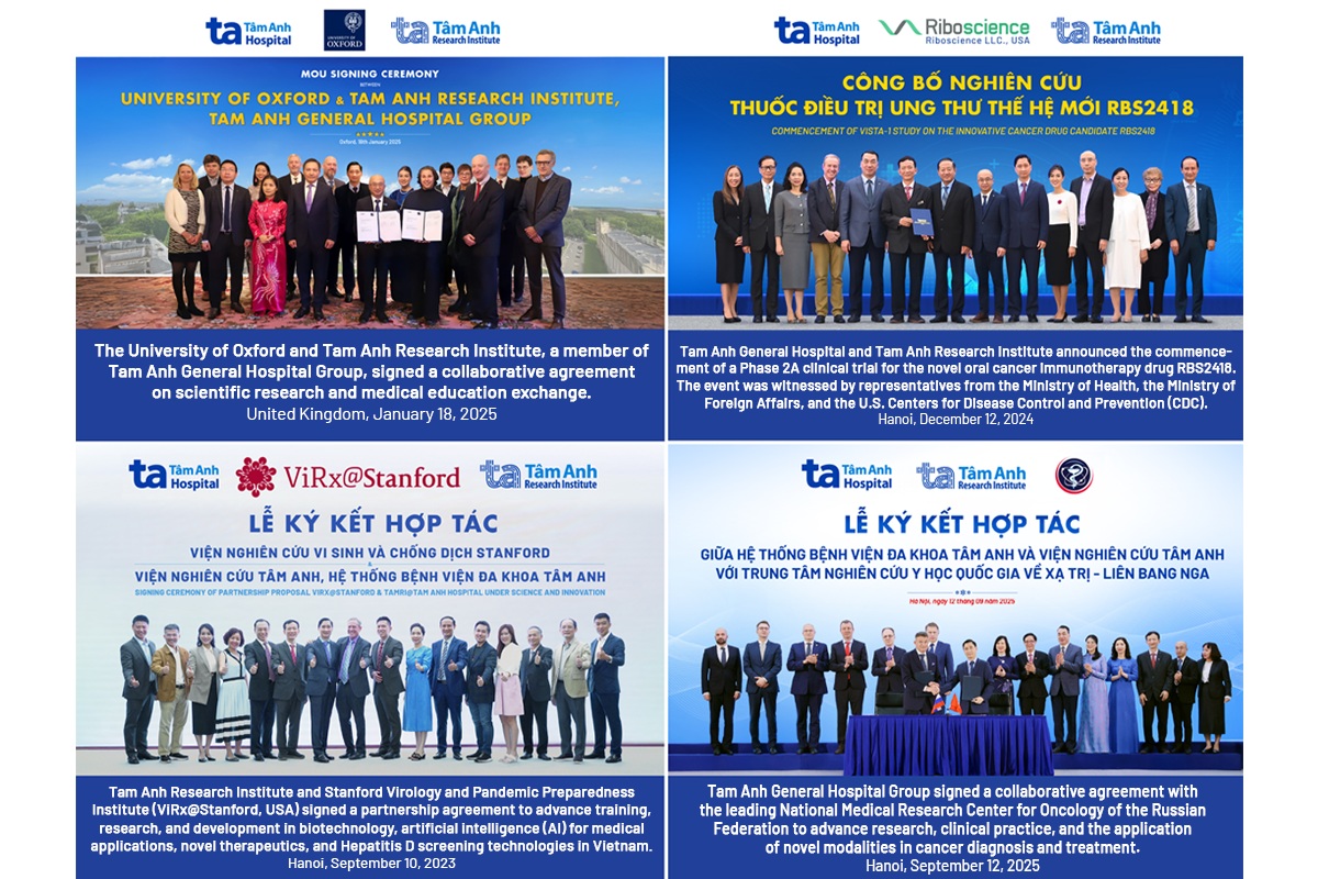 extensive global partnerships in research, pharmaceuticals, vaccines, and medical education