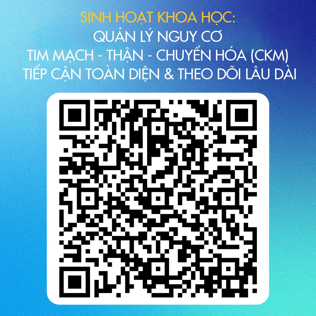 qr quản lý nguy cơ tim mạch - thận - chuyển hóa