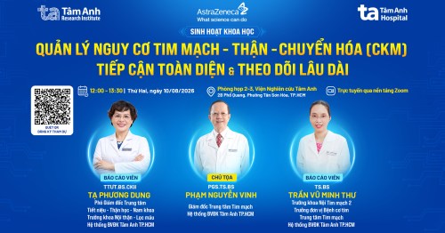 Quản lý nguy cơ tim mạch – thận – chuyển hóa (CKM): Tiếp cận toàn diện & theo dõi lâu dài