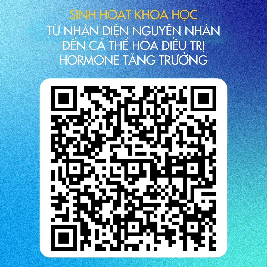 Tối ưu tiềm năng tăng trưởng ở trẻ em QR