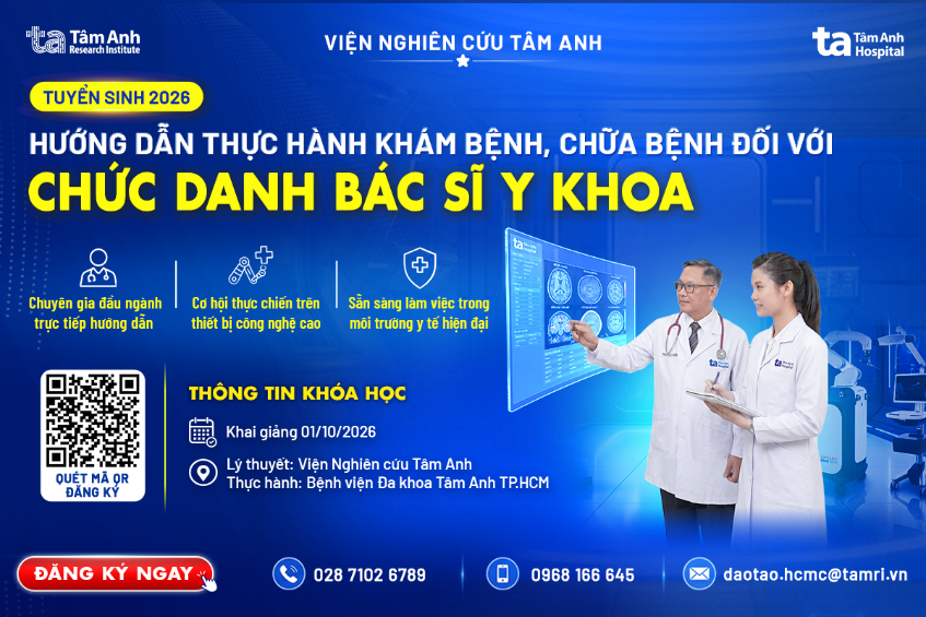 Khóa thực hành khám chữa bệnh cho bác sĩ y khoa 2026