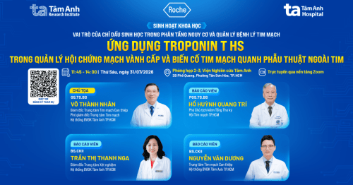 Vai trò của chỉ dấu sinh học trong phân tầng nguy cơ và quản lý bệnh tim mạch: Ứng dụng Troponin T hs trong quản lý hội chứng mạch vành cấp và biến cố tim mạch quanh phẫu thuật ngoài tim