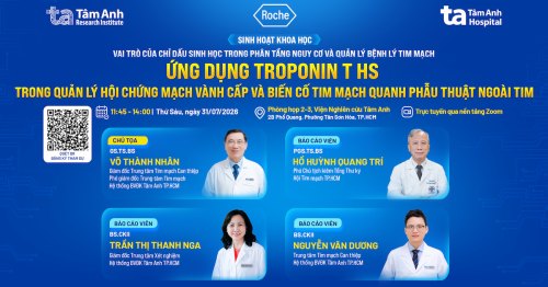Vai trò của chỉ dấu sinh học trong phân tầng nguy cơ và quản lý bệnh lý tim mạch: Ứng dụng Troponin T hs trong quản lý hội chứng mạch vành cấp và biến cố tim mạch quanh phẫu thuật ngoài tim