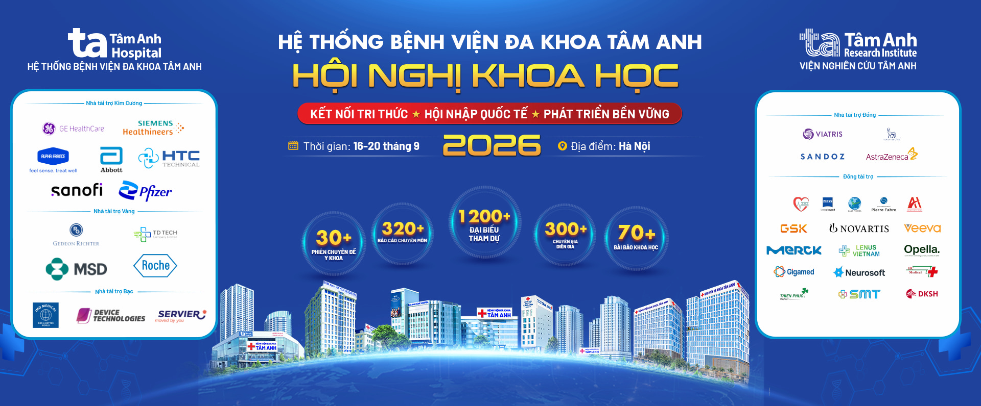 banner hệ thống bệnh viện đa khoa tâm anh hội nghị khoa học