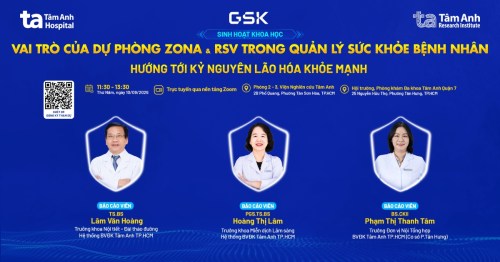 Vai trò của dự phòng Zona và RSV trong quản lý sức khỏe bệnh nhân: Hướng tới kỷ nguyên lão hóa khỏe mạnh