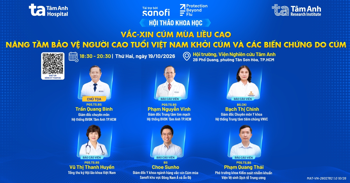 Hội thảo khoa học cập nhật giải pháp phòng cúm mới, đặc hiệu cho người cao tuổi